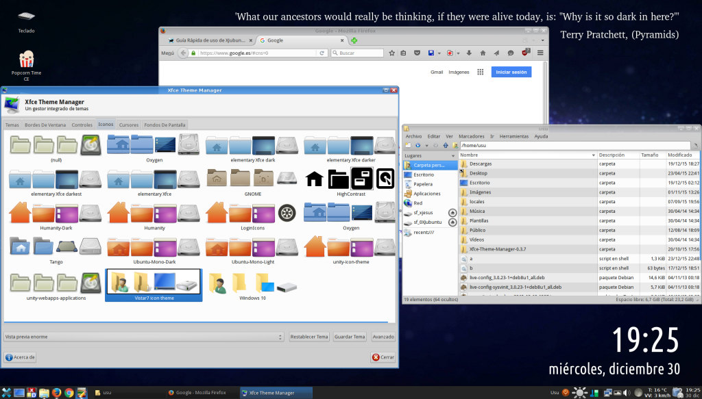 VirtualBox_XJubuntu Nuevos Iconos y tema
